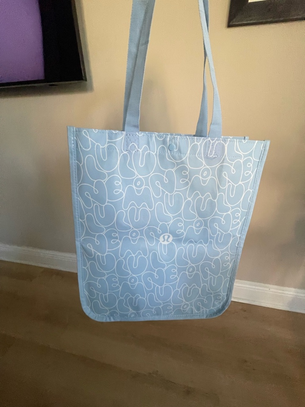 lululemon athletica Sky Blue Graphic Tote